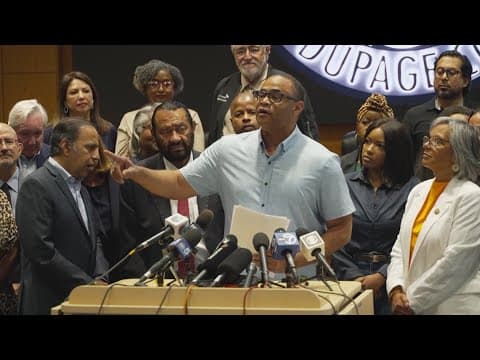 'This is nothing short of blatant racism' | Texas Democrats speak from Chicago after breaking quorum