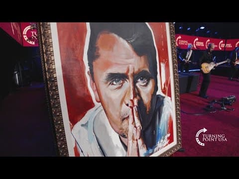 Thousands gather for Charlie Kirk memorial in Arizona