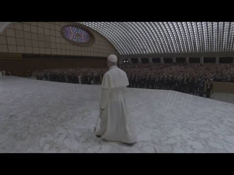 Pope Leo XIV addresses media
