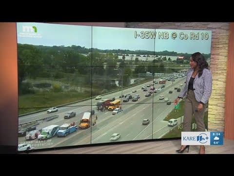 School bus crashes in Mounds View