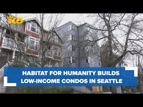 Habitat for Humanity builds low-income condos in Seattle