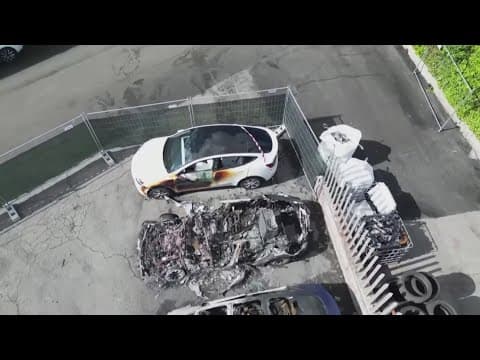 Italian police investigating overnight fire at Tesla dealership in Rome