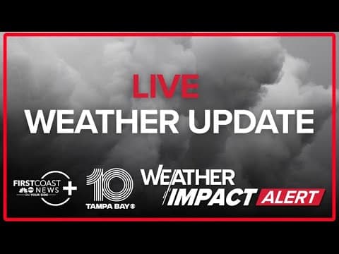Live | Tracking storms across Tampa Bay area, plus taking a look at extended tropical forecast