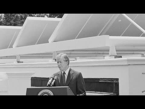 President Carter's impact on clean energy