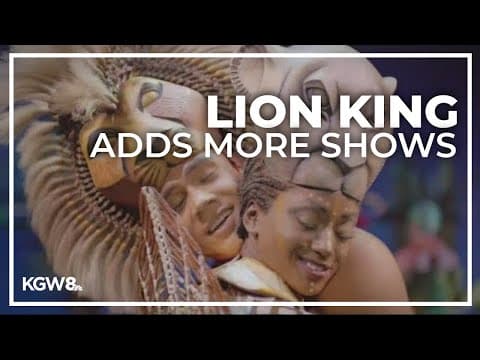 The Lion King adds more shows at the Keller in response to ice storm