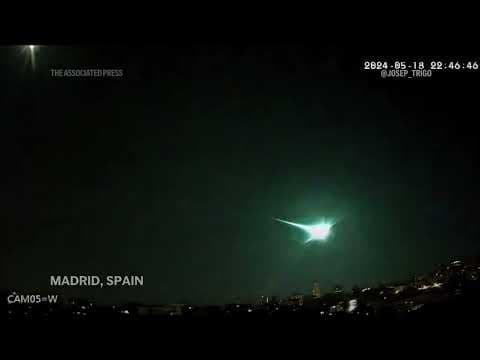 Meteor flies over Spain and Portugal