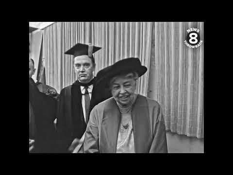 Eleanor Roosevelt in San Diego in 1960