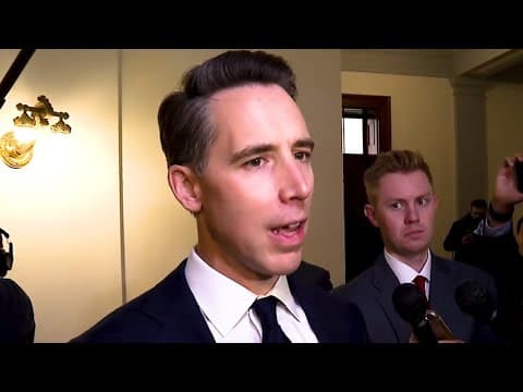 Sen. Josh Hawley comments on Joe Biden pardoning Hunter Biden