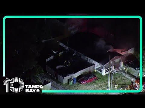Person rescued from Tampa house fire