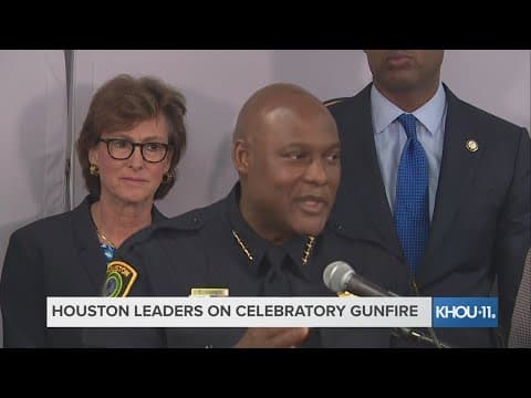 Houston leaders address celebratory gunfire, illegal fireworks ahead of New Year's Eve