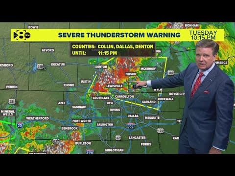 DFW Weather: Severe Thunderstorm Watch issued for several North Texas counties