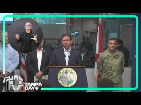 DeSantis, FEMA administrator speak in Tallahassee