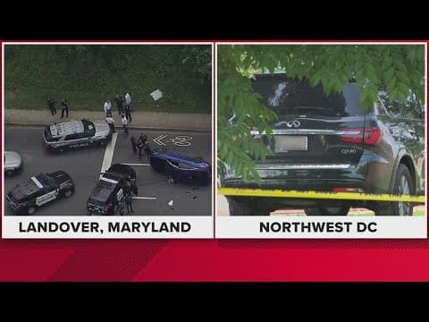 DC Police officer shot in Northwest; 2 suspects in custody