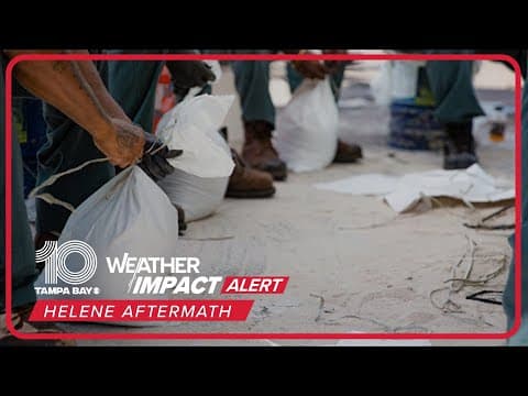 Here's how to properly reuse or dispose of your sandbags after Hurricane Helene