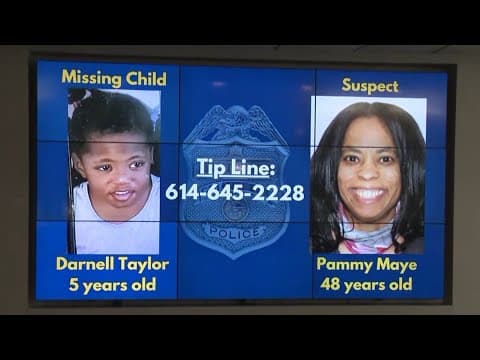 Columbus police provide update on missing 5-year-old boy, woman at center of AMBER Alert