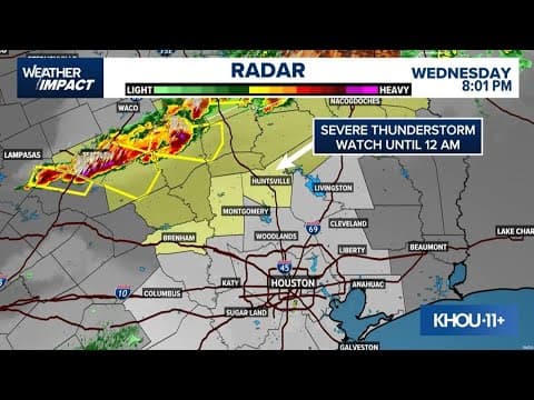 Live radar: Track rain and storms as they approach Houston