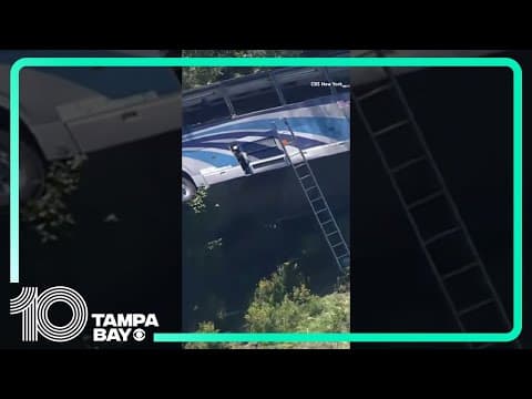 #NewYork charter bus #crash kills at least 1 person, multiple others hurt #shorts