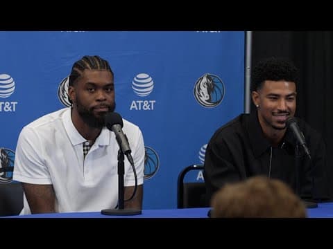 Texas native Quentin Grimes speaks on playing for Mavs in Dallas, Texas