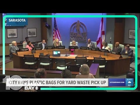 Sarasota bans plastic bags for yard waste pickup