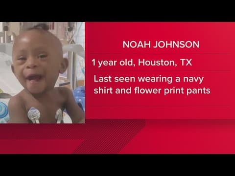 AMBER Alert issued for missing 1-year-old from Houston area