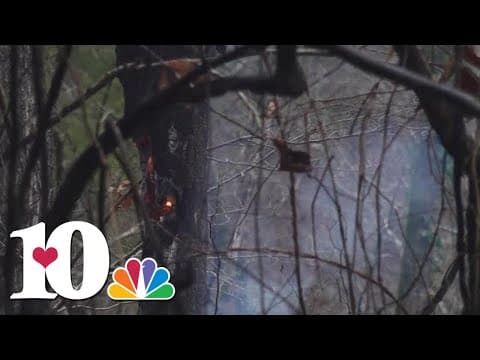 Authorities searching for suspect in possible arson leading to Rich Mountain brush fires in Great Sm