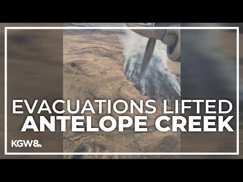 Evacuations lifted in Antelope Creek fire in Central Oregon