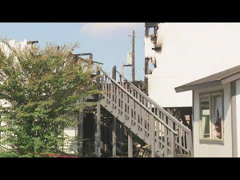 Residents say abandoned apartment that was destroyed by fire was haven for crime