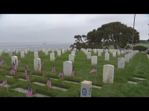 Memorial Day in San Diego | Families remember loved ones at Fort Rosecrans National Cemetery