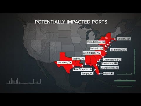 A dockworkers strike could shut down 36 US ports: How will it impact consumers?