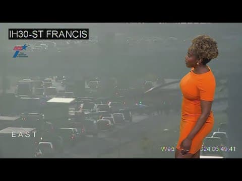 Pedestrian hit-and-run closes several lanes of I-30