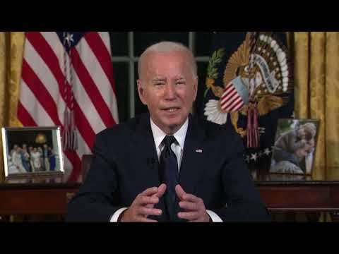 In Oval address, Biden argues aid to Israel and Ukraine is 'vital' to US security