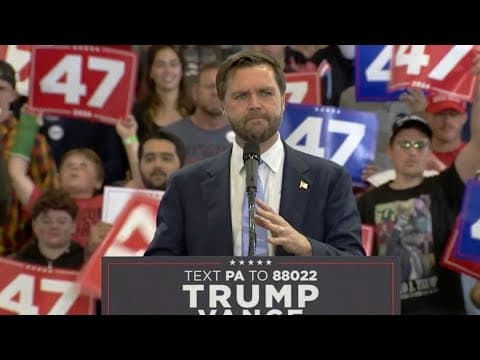 JD Vance full speech at campaign event in Erie, PA (Oct. 26, 2024)