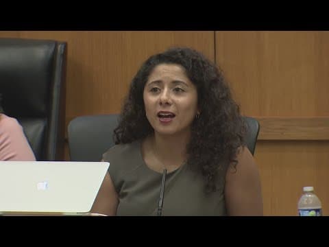 Judge Lina Hidalgo presides over first commissioners' court meeting in more than 2 months