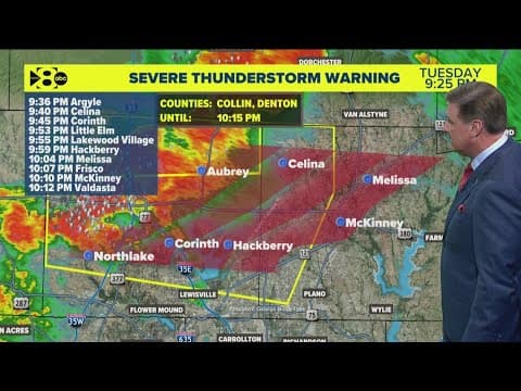 DFW Weather: Severe thunderstorm watch issued for much of North Texas