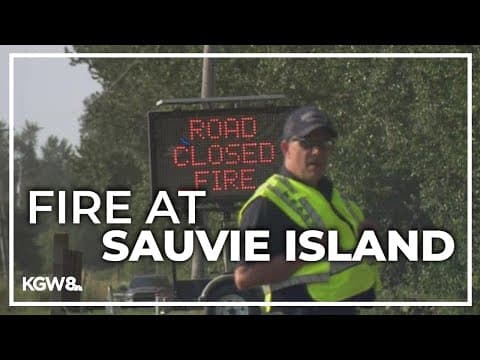 No one hurt in Sauvie Island fire