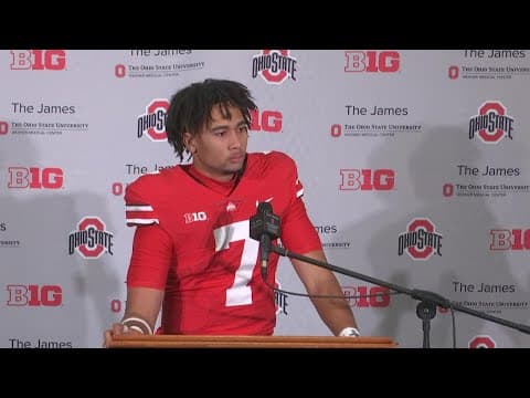 C.J. Stroud postgame interview | Ohio State-Michigan State