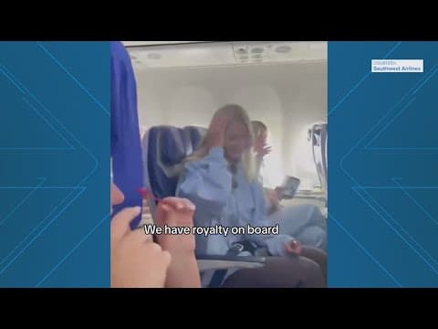 Bride-to-be celebrated on flight to Austin, Texas