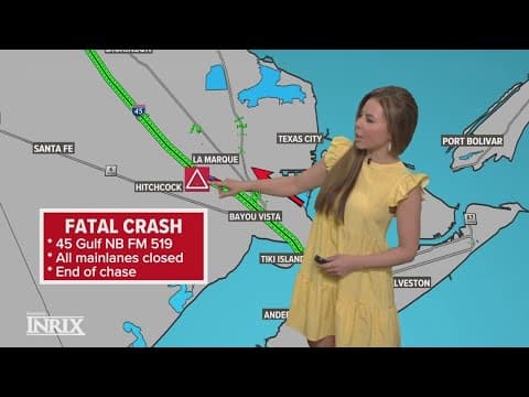 Gulf Freeway closed in La Marque area after deadly chase involving motorcycle, Galveston police say