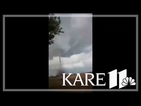 Tornado caught on camera leaves damage behind in St. Croix County, Wisconsin