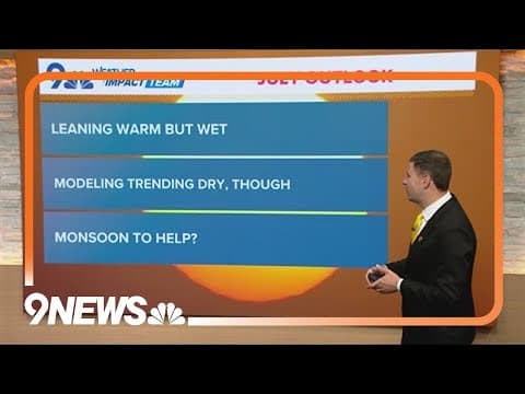 Summer weather outlook for Colorado