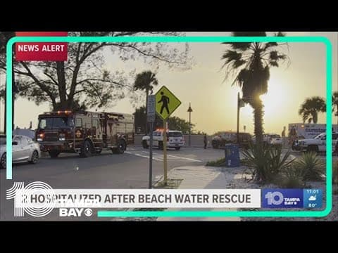 1 man, girl rescued from St. Pete Beach incident, deputies say
