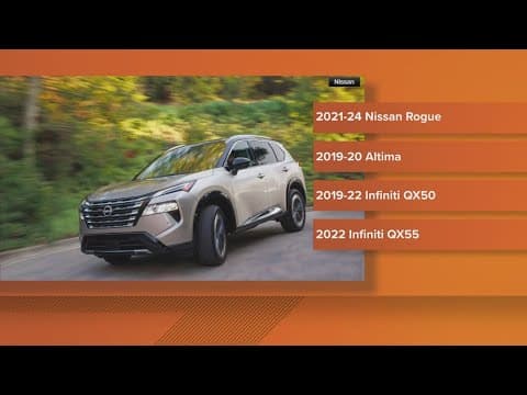 Nissan recalls hundreds of vehicles