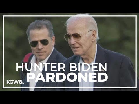 President Joe Biden issues pardon for son Hunter Biden