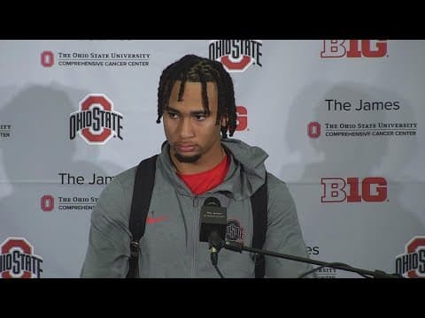 C.J. Stroud postgame interview | Ohio State-Rutgers