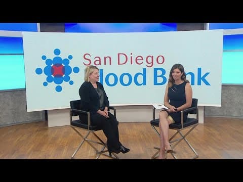 San Diego Blood Bank desperately needs donations