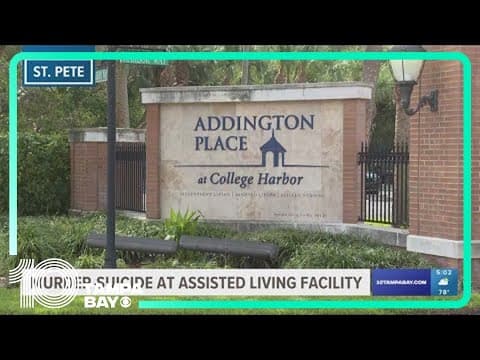 St. Pete police: Elderly man shoots wife, self at assisted living facility