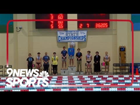 Evergreen's Carson Harrington earns first place at the 4A state diving championships