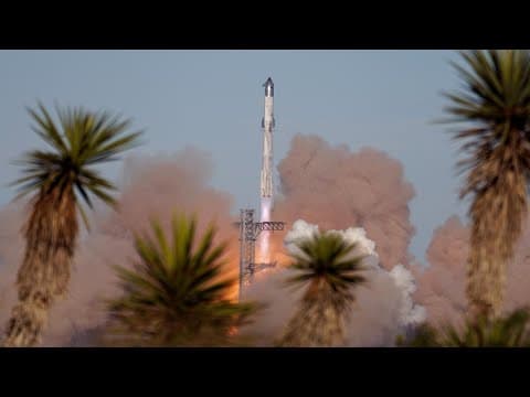 Starship spacecraft destroyed after launch in South Texas, SpaceX confirms