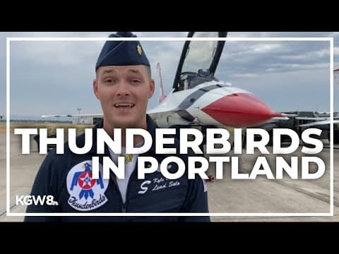 The Thunderbirds in Portland throughout the weekend