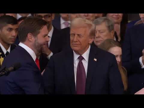 JD Vance sworn in as US Vice President